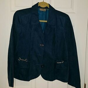 Studio Works Suede feel blazer Sz 12P  NWOT